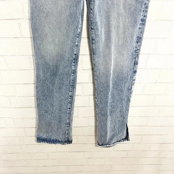 Frame Le Drew High Rise Bootcut Jeans in Cascade Blue Women's Waist Size 24 - Picture 4 of 9